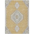 thumbnail image 1 of HomeRoots 598411 10 x 14 ft. Gold, Gray & Ivory Oriental Washable Indoor & Outdoor Rectangle Area Rug, 1 of 1