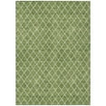 thumbnail image 1 of HomeRoots 596104 10 x 14 ft. Green & Ivory Geometric Washable Indoor & Outdoor Rectangle Area Rug, 1 of 1