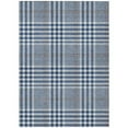 thumbnail image 1 of HomeRoots 601493 10 x 14 ft. Navy Blue, Ivory & Brown Plaid Washable Indoor & Outdoor Rectangle Area Rug, 1 of 1