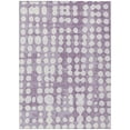 thumbnail image 1 of HomeRoots 590972 10 x 14 ft. Purple & Ivory Abstract Washable Indoor & Outdoor Rectangle Area Rug, 1 of 1