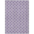 thumbnail image 1 of HomeRoots 601601 10 x 14 ft. Purple & Ivory Ogee Washable Indoor & Outdoor Rectangle Area Rug, 1 of 1