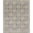 thumbnail image 1 of HomeRoots  10 x 14 ft. Taupe Ivory & Red Wool Patchwork Tufted Handmade Stain Resistant Area Rug, 1 of 5