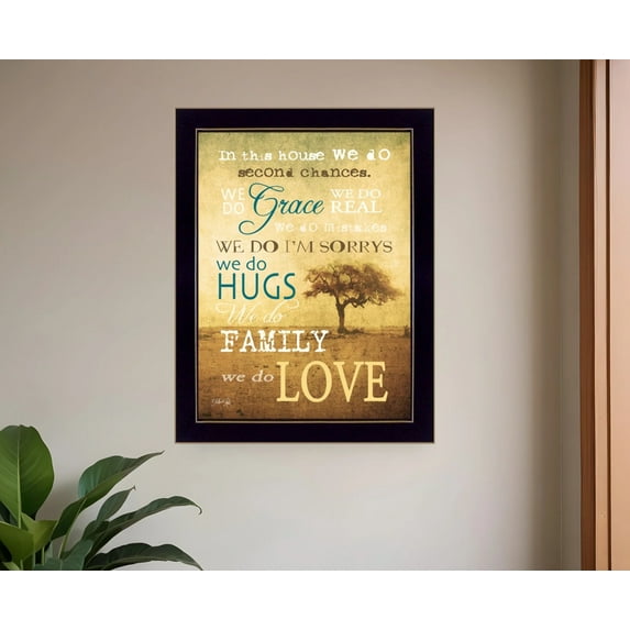 HomeRoots 10 x 14 x 1 in. We Do 1 Black Framed Print Wall Art