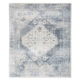 thumbnail image 1 of HomeRoots 521730 12 ft. Blue Oriental Power Loom Distressed Washable Runner Rug, 1 of 8