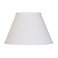 thumbnail image 1 of 12" White Premium Empire Slanted No Slub Lampshade, 1 of 3