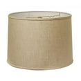 thumbnail image 1 of 13" Dark Wheat Throwback Drum Linen Lampshade, 1 of 3