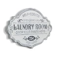 thumbnail image 1 of HomeRoots  14.75 x 22 x 1.25 in. White Laundry Room Metal Sign, 1 of 1