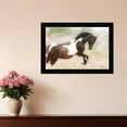 thumbnail image 1 of HomeRoots 14 x 20 x 1 in. Wild Horses Black Framed Print Wall Art, 1 of 3