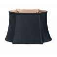 thumbnail image 1 of 16" Black with Bronze Lining Premium Oblong Shantung Lampshade, 1 of 5