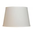 thumbnail image 1 of HomeRoots 16" White Rounded Empire Slanted Linen Lampshade, 1 of 3