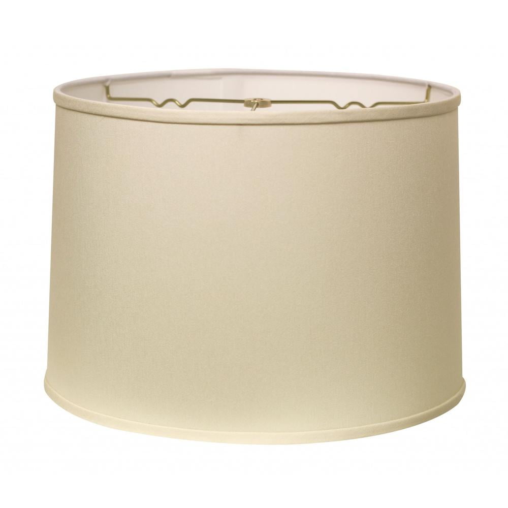 17" Ivory Throwback Drum No Slub Lampshade