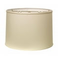 thumbnail image 1 of 17" Ivory Throwback Drum No Slub Lampshade, 1 of 6
