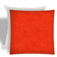 thumbnail image 1 of HomeRoots 17" X 17" Coral And Red Zippered Solid Color Throw Indoor Outdoor Pillow, 1 of 5