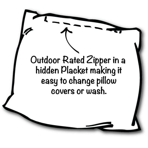 HomeRoots 17" X 17" Taupe And White Zippered Striped Throw Indoor Outdoor Pillow Cover