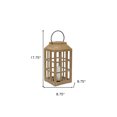 thumbnail image 1 of 18" Black Flameless Floor Lantern Candle Holder, 1 of 3