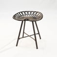 thumbnail image 1 of HomeRoots 516127 17.5 x 18 x 14.5 in. Copper Metal Backless Stool, 1 of 3