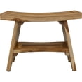 thumbnail image 1 of HomeRoots  18" X 24" Natural Teak Shower Bench, 1 of 3