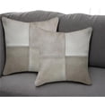 thumbnail image 1 of HomeRoots 544605 18 in. Gray Cowhide Throw Pillows - Set of 2, 1 of 1