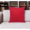 thumbnail image 1 of HomeRoots 529292 18 in. Red & White Cotton Reversible Throw Pillow, 1 of 1