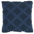 thumbnail image 1 of HomeRoots  18 x 18 in. Navy Blue Textured Diamonds Throw Pillow, 1 of 1