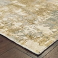 thumbnail image 1 of 2' X 10' Grey And Brown Abstract Hand Loomed Stain Resistant Runner Rug, 1 of 5