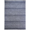 thumbnail image 1 of HomeRoots 513857 2 x 3 ft. Blue & Gray Wool Striped Hand Knotted Rectangle Area Rug, 1 of 5