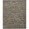 thumbnail image 1 of 2' X 3' Brown And Gray Wool Abstract Hand Knotted Area Rug, 1 of 10