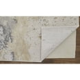 thumbnail image 1 of 2' x 3' Gray Abstract Area Rug, 1 of 4