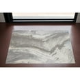 thumbnail image 1 of HomeRoots 2' X 3' Gray And Ivory Abstract Power Loom Area Rug, 1 of 5