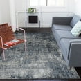 thumbnail image 1 of 2' x 3' Gray and Orange Abstract Power Loom Area Rug, 1 of 4