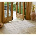 thumbnail image 1 of 2' X 3' Ivory And Gray Wool Plaid Tufted Handmade Stain Resistant Area Rug, 1 of 9