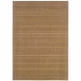 thumbnail image 1 of 2' X 3' Tan Stain Resistant Indoor Outdoor Area Rug, 1 of 5