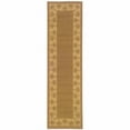 thumbnail image 1 of HomeRoots 2' X 8' Tan Stain Resistant Indoor Outdoor Area Rug, 1 of 5