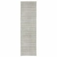 thumbnail image 1 of 2' X 8' White And Grey Geometric Power Loom Stain Resistant Runner Rug, 1 of 10