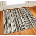 thumbnail image 1 of HomeRoots 610303 2 x 2 ft. Brown Beige & Black Abstract Square Rug, 1 of 1