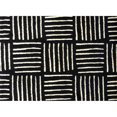 thumbnail image 1 of HomeRoots  2 x 3 ft. Abstract Machine Tufted Rectangle Area Rug, Black & Off White, 1 of 5