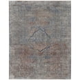thumbnail image 1 of HomeRoots  2 x 3 ft. Blue Red & Gray Floral Power Loom Stain Resistant Rectangle Area Rug - Blue and Gray - 2 x 3 ft., 1 of 1