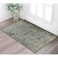 thumbnail image 1 of HomeRoots 570800 2 x 3 ft. Gray Blue & Rust Floral Medallion Rectangle Area Rug, 1 of 1