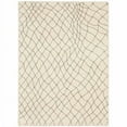 thumbnail image 1 of HomeRoots  2 x 3 ft. Ivory & Gray Geometric Power Loom Stain Resistant Rectangle Area Rug - Ivory and Gray - 2 x 3 ft., 1 of 1