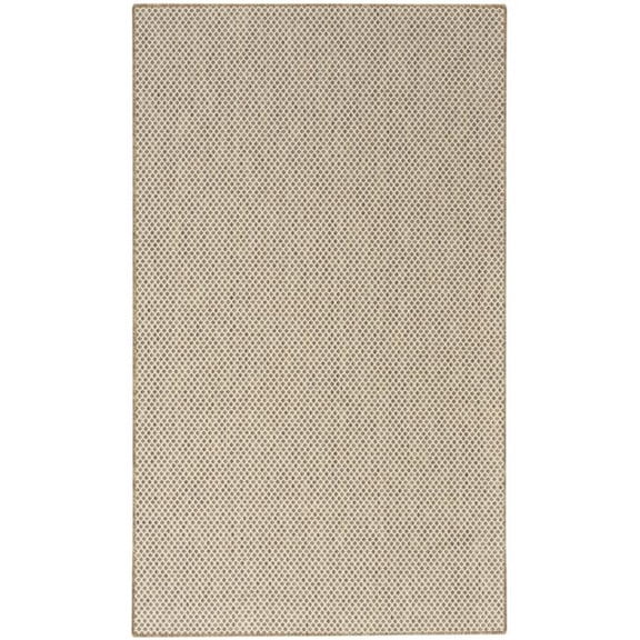 HomeRoots 573884 2 x 3 ft. Natural & Ivory Geometric Indoor & Outdoor Rectangle Area Rug
