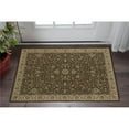 thumbnail image 1 of HomeRoots 575315 2 x 3 ft. Oriental Rectangle Area Rug, Brown & Ivory, 1 of 1
