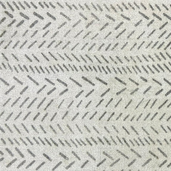 HomeRoots 526185 2 x 4 ft. Abstract Machine Tufted Rectangle Area Rug with UV Protection Taupe