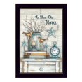 thumbnail image 1 of HomeRoots 20 x 14 x 1 in. No Place Like Home 5 Black Framed Print Wall Art, 1 of 3