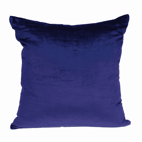 HomeRoots 334191 20 x 7 x 20 in. Transitional Royal Blue Solid Pillow Cover with Down Insert