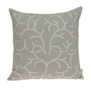 HomeRoots 20 x 7 x 20 in. Elegant Transitional Beige Pillow Cover with Poly Insert