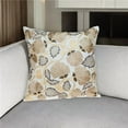 thumbnail image 1 of HomeRoots 529243 22 in. Gold & White Floral Cotton Throw Pillow with Embroidery, 1 of 1