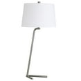 thumbnail image 1 of HomeRoots 28" Silver Metal Table Lamp With White Drum Shade, 1 of 9