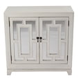 thumbnail image 1 of HomeRoots 294582 32 x 32 x 14 in. Geo 2-Door Sideboard with Mirror Inserts, 1 of 2