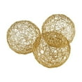 thumbnail image 1 of 3" X 3" X 3" Gold Iron Wire Spheres Box Of 3, 1 of 2