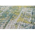 thumbnail image 1 of 3' X 5' Blue and Green Abstract Non Skid Area Rug, 1 of 8